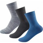 Devold Daily Medium Sock 3pk Indigo mix – Zboží Mobilmania