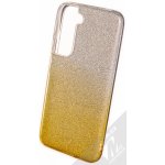 Pouzdro 1Mcz Shining Duo TPU třpytivé ochranné Samsung Galaxy S22 5G stříbrná zlaté – Zbozi.Blesk.cz