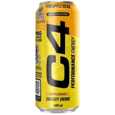 Cellucor C4 Explosive Energy Drink Pineapple Head 0,5 l – Sleviste.cz