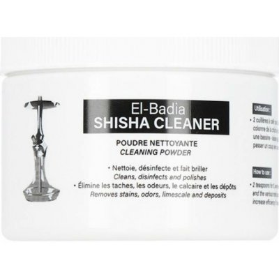 Shisha El-Badia Cleaner čistící prášek na vodní dýmku 100 g – Sleviste.cz
