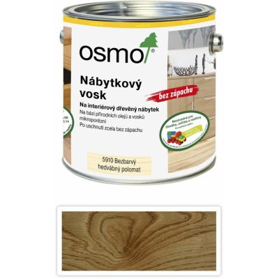 Osmo 5910 Vosk na dřevěný nábytek 0,125 l Bezbarvý – Zbozi.Blesk.cz
