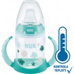 Nuk FC lahvička na učení s kontrolou teploty Loďky/Bílá 150 ml – Zboží Mobilmania