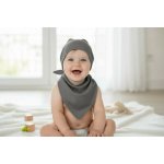 Dětský bavlněný šátek ocelově šedá – Hledejceny.cz