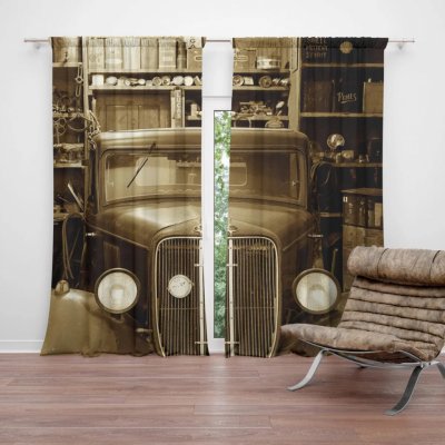 Závěsy Veterán: 2 ks - 140x250 cm - Sablio – Hledejceny.cz