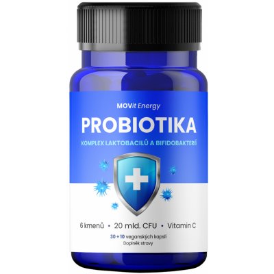 Movit Energy Probiotika komplex laktobacilů a bifidobakterií 30+10 tablet