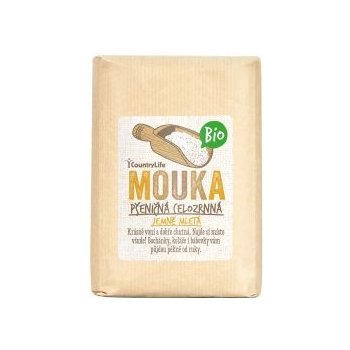 Country Life Bio mouka pšeničná celozrnná jemně mletá 1 kg