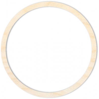Chráněná dílna Dřevěný svět Kruhová obruč průměr 20 cm rám 10 mm – Zboží Dáma
