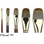 Štětec Simply-T Academy 841, dlouhá rukojeť - filbert Velikost štětce: 2 – Zboží Dáma