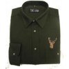 Army a lovecké tričko a košile Košile Luko myslivecká s výšivkou jelena