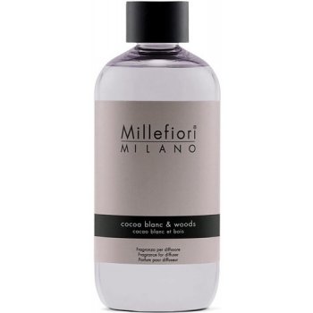 Millefiori Natural Cocoa Blanc & Woods náplň pro aroma difuzér 250 ml