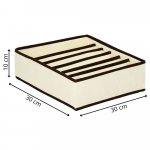 SPRINGOS Organizér do zásuvky 7-dílný 30 x 30 x 10 cm béžový – Hledejceny.cz