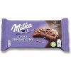 Sušenka Milka Choco Sensations Cookies kakaové s čokoládovou náplní 156 g