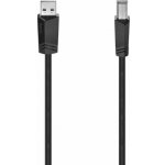 Hama 200602-H propojovací USB 2.0 A samec na USB-B samec, 1.5m, černý – Sleviste.cz