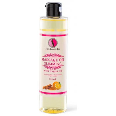 Sara Beauty Spa přírodní rostlinný masážní olej zeštíhlující Slimming 250 ml – Zboží Dáma