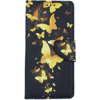 Pouzdro TopQ iPhone SE 2020 knížkové Luxusní motýlci – Zboží Mobilmania