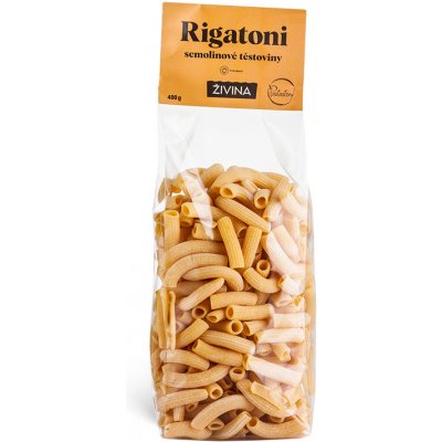 Živina Rigatoni semolinové těstoviny 400 g – Zboží Dáma