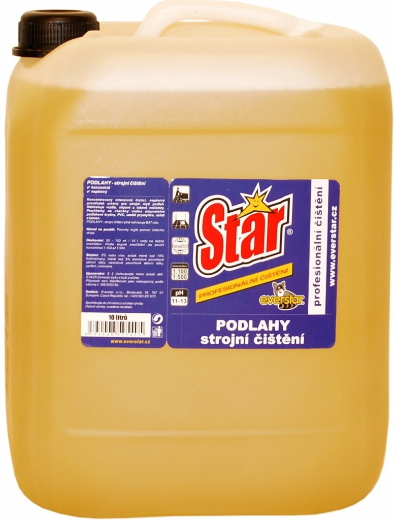 Star na podlahy strojní čištění speciální 10 l od 1 111 Kč - Heureka.cz