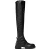 Dámská kozačka Tommy Hilfiger Kozačky Stretch Monochromatic Longboot FW0FW07611 Černá