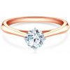 Prsteny Savicki Zásnubní prsten The Lightdvoubarevné zlato diamant DL R3 RB