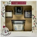 Yankee Candle Snow Globe Wonderland dárková sada tumbler malý + votivní svíčka ve skle 3 x 37 g