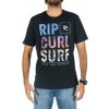 Pánské Tričko Rip Curl SURF S/S TEE Black