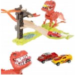 ISO 11666 Dinosauří autodráha a 2 auta – Zboží Dáma
