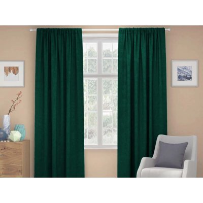 XPOSE® Zatemňovací závěs ZEUS - tmavě zelený 140x160 cm – Hledejceny.cz