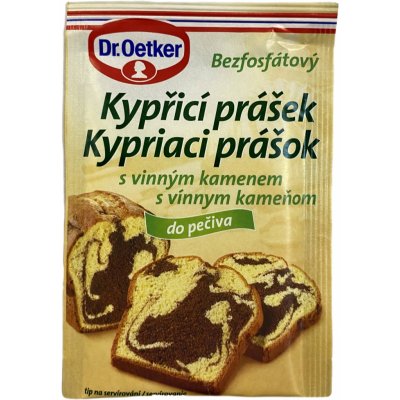 Dr. Oetker Kypřicí prášek s vinným kamenem 15 g