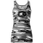 Florbal míček dámské Maskáčové tílko Šedý maskáč – Zboží Dáma