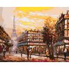 Malování podle čísla ZUTY RUŠNÁ ULICE V PAŘÍŽI 80 x 100 cm bez rámu a bez vypnutí plátna