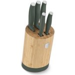 Berlinger Haus Sada nožů se stojanem BAMBOO 6 ks Matte Green Collection – Hledejceny.cz