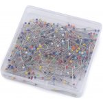 Prima-obchod Špendlíky se skleněnou hlavičkou délka 34 mm, barva mix – Zboží Dáma