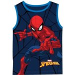 Marvel Setino chlapecké bavlněné tričko bez rukávů Spiderman tm. modré – Zboží Dáma
