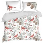 MyBestHome Vánoční mikrovláknové povlečení Noel VI. 200x220 2x70x80 – Hledejceny.cz