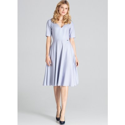 Figl elegantní šaty m673 gray