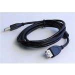 Gembird CCF-USB2-AMAF-6 Kabel USB 2.0 A-A prodlužovací 1,8m Premium (černý, ferit, zlacené kontakty) – Zboží Mobilmania