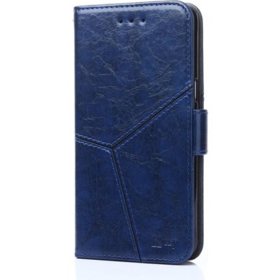 Pouzdro Geometric Stitching case Oppo A57s modré – Zboží Mobilmania