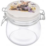 Orion Skleněná dóza s keramickým víčkem a klipovým uzávěrem JARO zajíc 500ml – Zboží Dáma