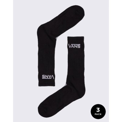 Vans Classic Crew Socks 3 pack black – Zboží Mobilmania