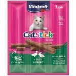 Vitakraft Cat stick králík kachna 3 x 6 g – Zboží Mobilmania