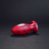 Anální kolík Topped Toys Gape Keeper 93 Forge Red, prémiový silikonový anální kolík 18 x 7,6 cm
