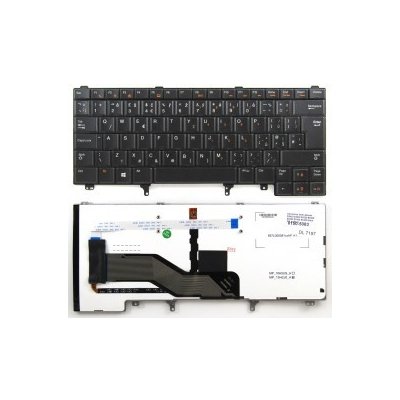 česká klávesnice pro notebook Dell Latitude E5420 E5430 E6320 E6330 E6420  E6430 E6440 black CZ podsvit dotisk - velký enter od 859 Kč - Heureka.cz