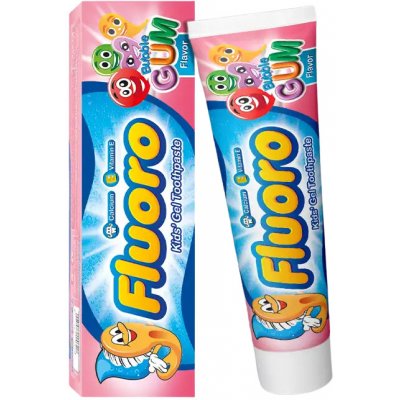 Eva cosmetics Fluoro dětská s příchutí bubble gum 50 g – Hledejceny.cz