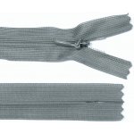 KOH-I-NOOR Spirálový zip no.3 skrytý nerozepínací 40cm - více barev color: 726 ocelově šedá – Hledejceny.cz