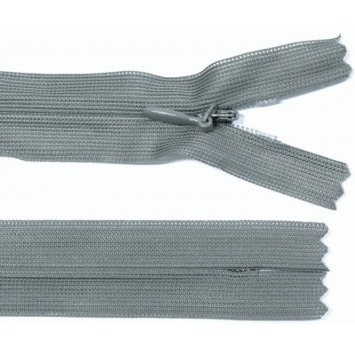 KOH-I-NOOR Spirálový zip no.3 skrytý nerozepínací 40cm - více barev color: 726 ocelově šedá – Hledejceny.cz