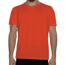 Nath Pánské sportovní triko NH250 Orange Fluor