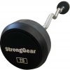 StrongGear Gumové bicepsové činky - EZ zahnuté 10 kg