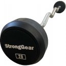 StrongGear Gumové bicepsové činky - EZ zahnuté 10 kg