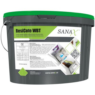 ResiCote WBT Tepelně-reflexní antibakteriální ochranný nátěr 8 kg – Sleviste.cz