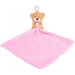 First Steps růžový usínáček s medvídkem – Zboží Mobilmania
